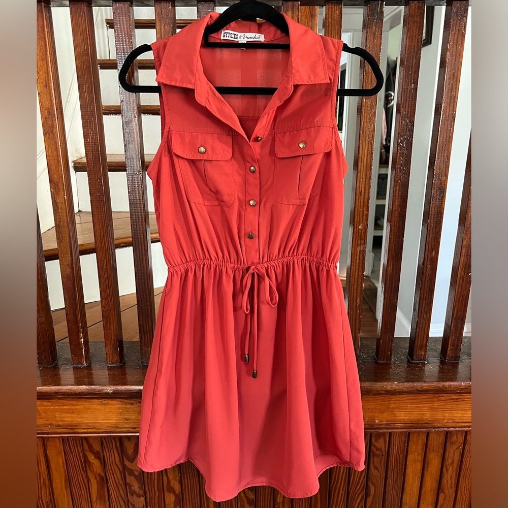 Brick Orange Dress